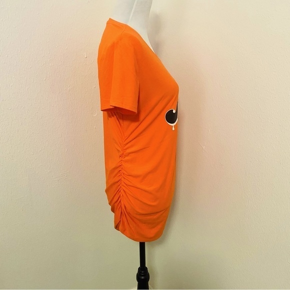 Time and Tru Women's Maternity Graphic Halloween T-Shirt Orange Medium (8-10) - Picture 4 of 6